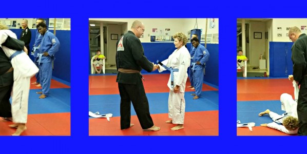 Congratulations to Cathy Dew on her Blue Belt Promotion.