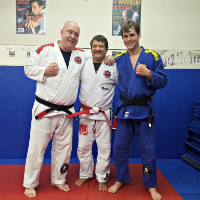 Father and Son Black Belt in Gracie Jiu-Jitsu.