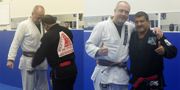 James Speight received his Brown Belt from Luiz Palhares